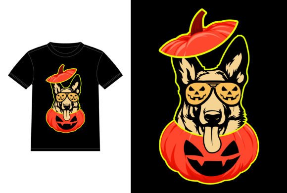 German Shepherd in Scary Pumpkin Shirt: A Designer's Real-Use Review