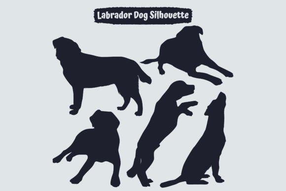 Labrador Dog Silhouettes Illustration: An Embroidery Designer’s Honest Field Test